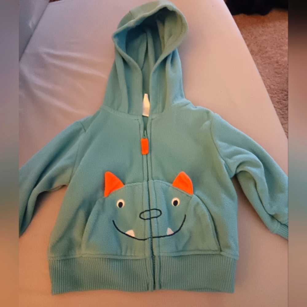 Baby boy size 3 month, Carter's hooded jacket